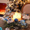 61cm Blue Silver Christmas Wreath