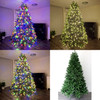 2.3m Norway Spruce Christmas Flip Tree with Colour Changing Lights
