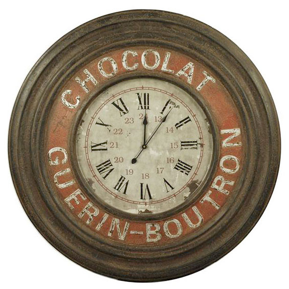 90CM French Country Large Chocolat Guerin Boutron Clock
