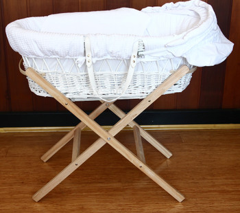 white cane bassinet