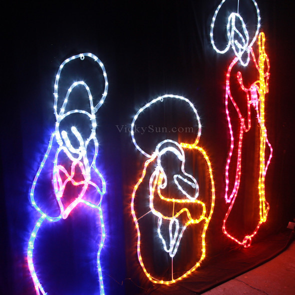 150CM LED Nativity Manger Scene Christmas Motif Lights
