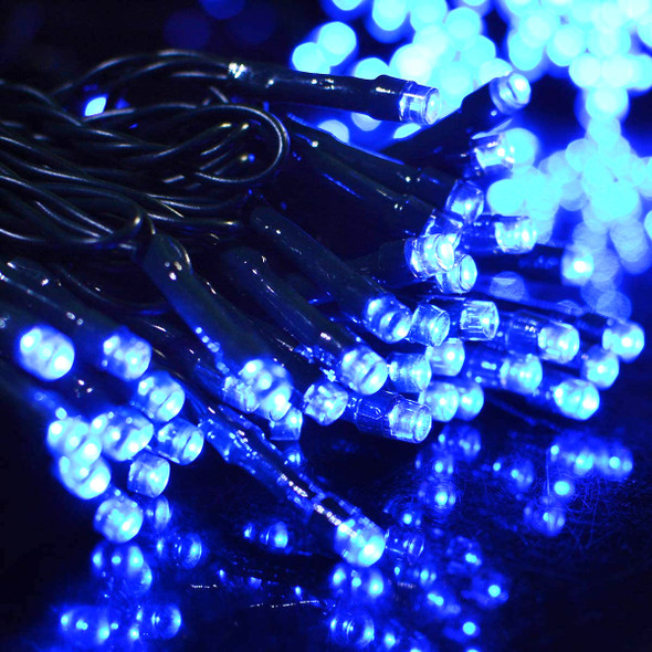 700 LED Blue Christmas Fairy Lights