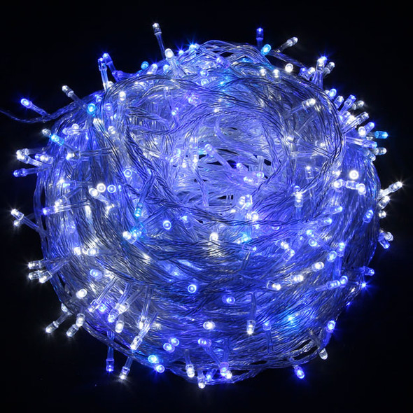 700 LED Blue and White Christmas Fairy Lights