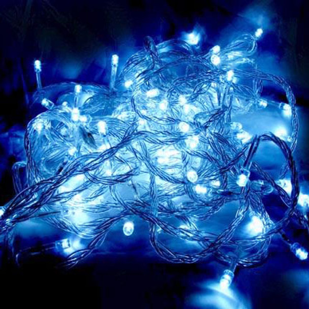 600 LED Blue Christmas Fairy Lights