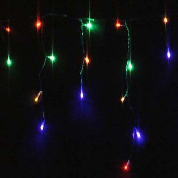 350 LED IP44 Multi Colours Christmas Wedding Party Icicle Lights