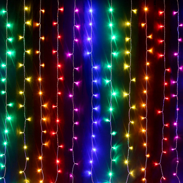 360 LED Multi Colour Wedding Curtain Backdrop Lights