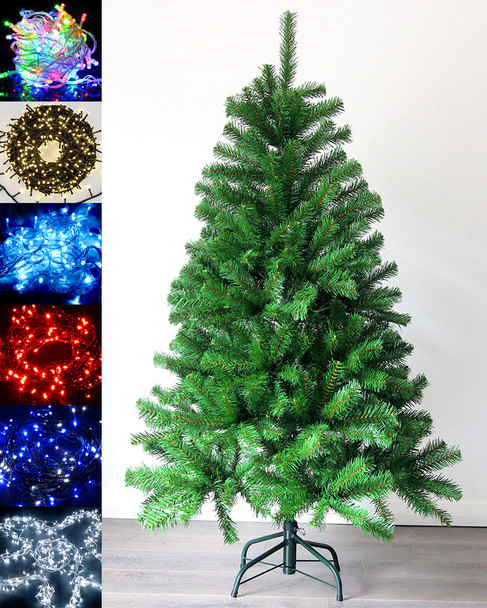 140cm 4.5ft Norway Spruce Traditional Christmas Tree 400 tips