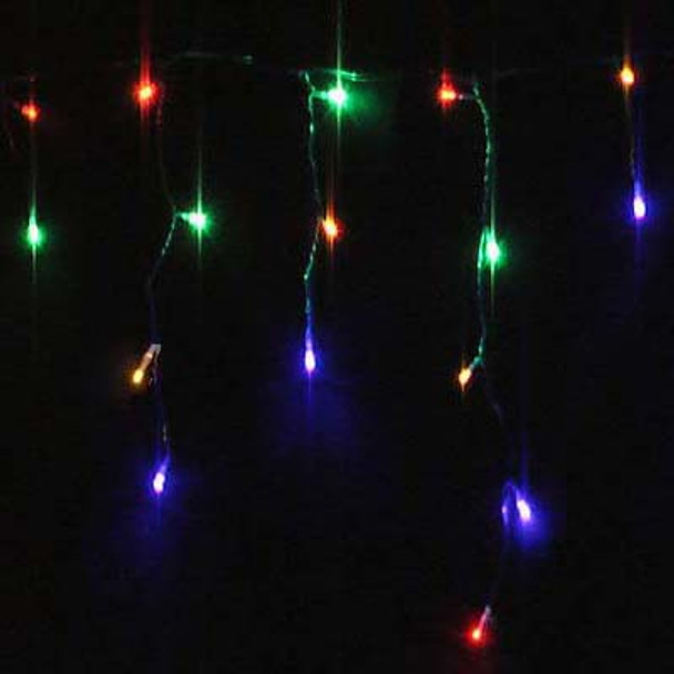 200 LED Multi Colours Christmas Icicle Lights