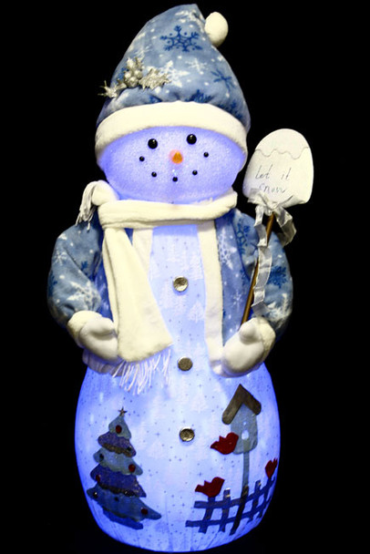 99CM Snowman Snowing Ornament with Christmas Songs
