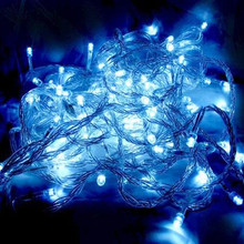 30M 350 LED Blue Fairy Lights (Clear Wire) | Vicky Sun
