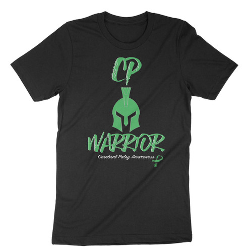 Black CP Warrior with green ribbon T-Shirt