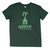 Forest CP Warrior with green ribbon and helmet youth shirt