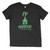 Black CP Warrior with green ribbon and helmet youth shirt