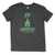 Dark Heather CP Warrior with green ribbon and helmet youth shirt