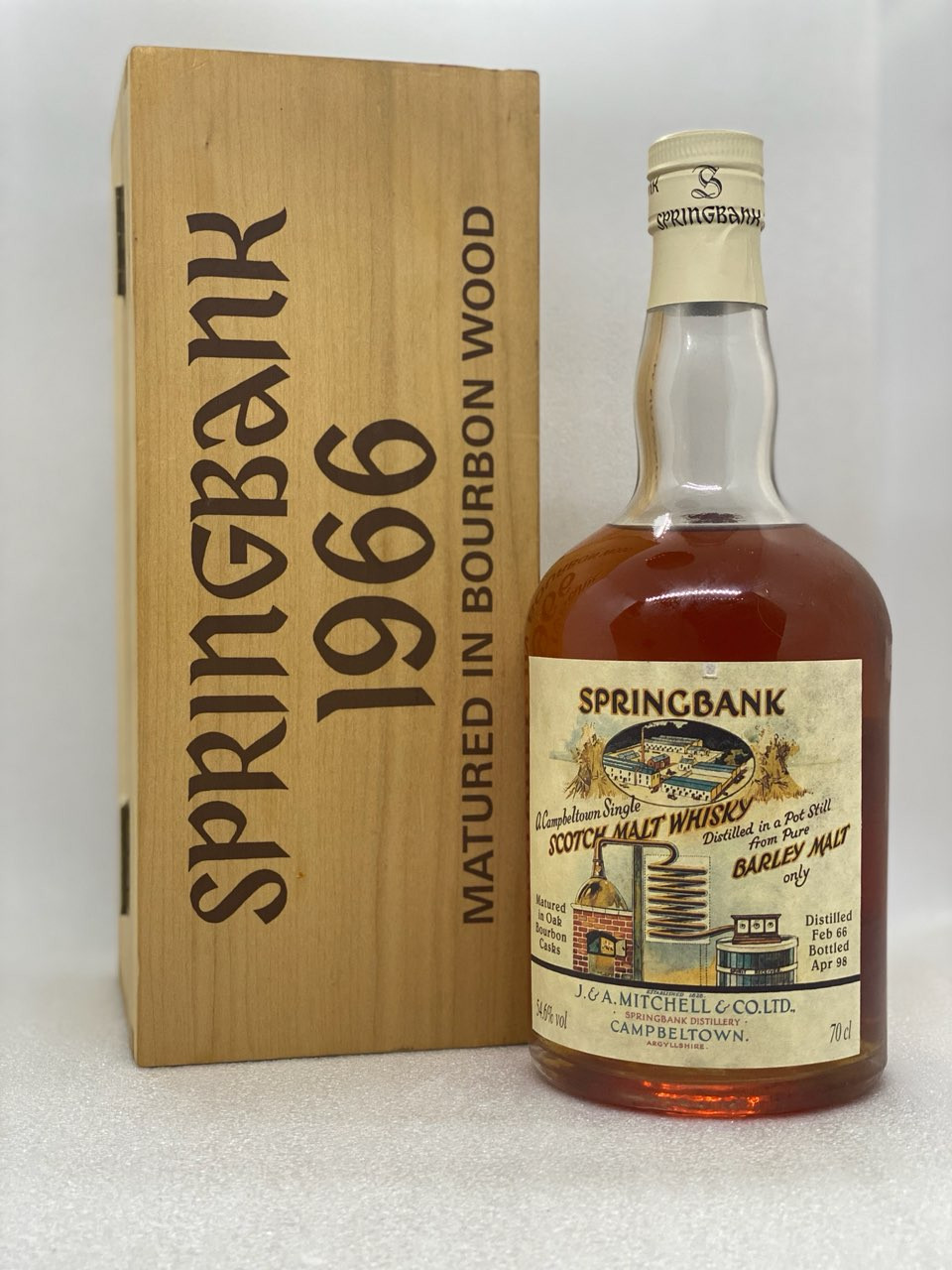 Springbank 1966 Local Barley 54.6% Single Malt Scotch whisky 700ml