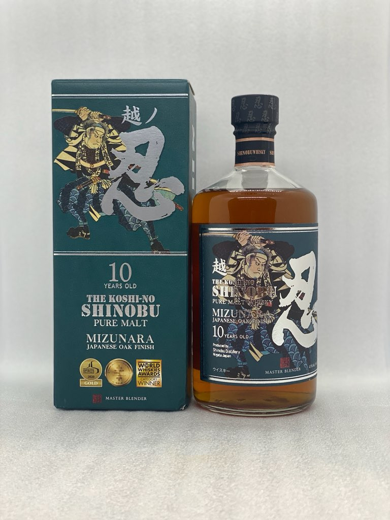 The Shinobu Mizunara 10 yo whisky 700ml - World Of Whisky