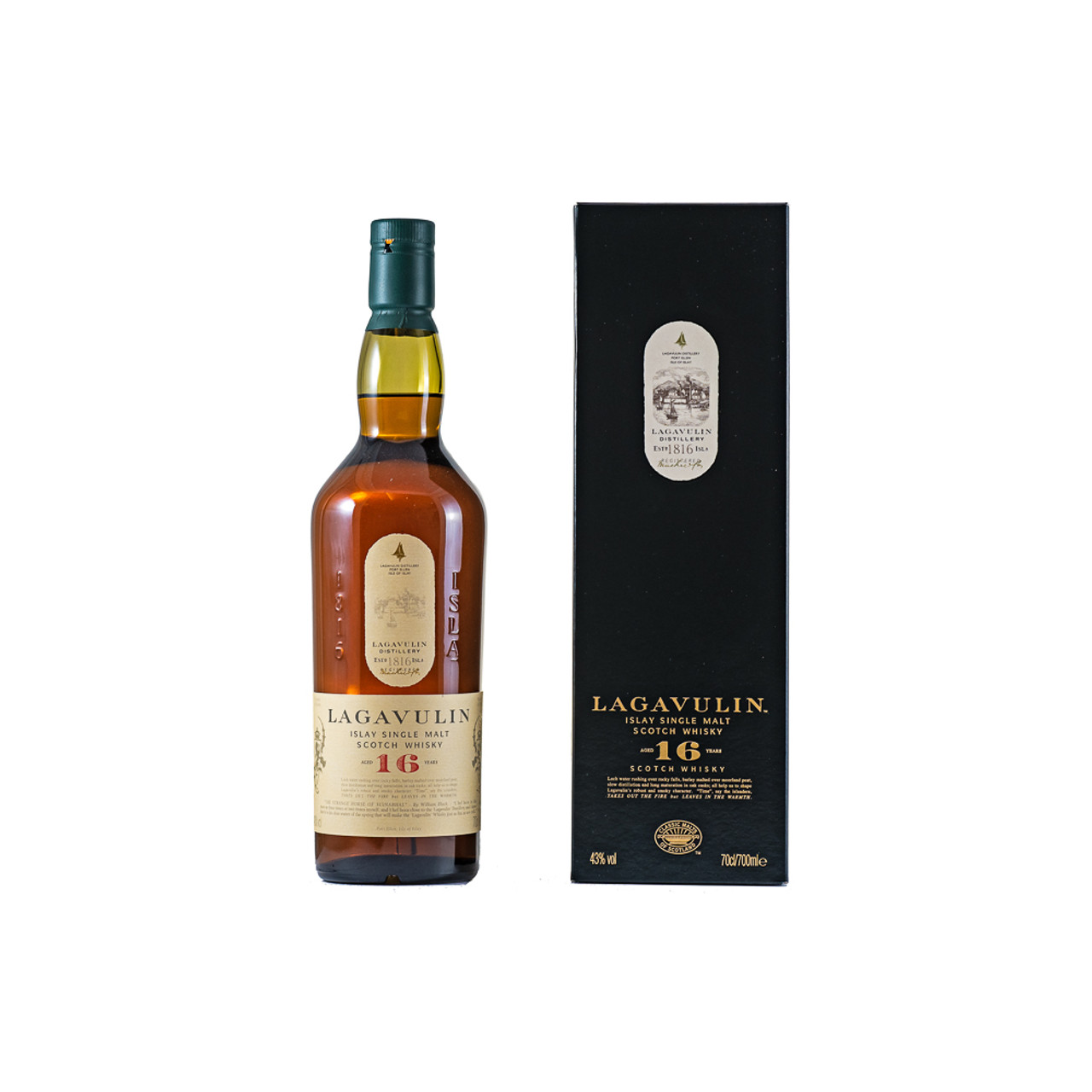 Lagavulin 16年　700ml Lagavulin 16 Year Old Islay Single Malt Scotch Whisky, 750