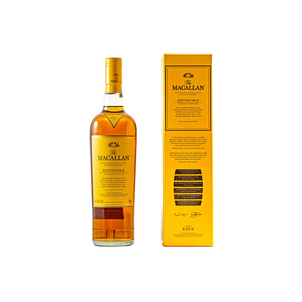 The Macallan Edition No. 3 700ml 2本セット Macallan Edition 3 Single Malt Scotch whisky 700ml - World Of Whisky