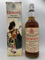 Dewar's White Label Fine Old Scotch whisky 1 pint 6 fl oz