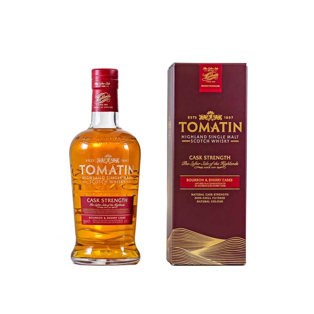 Tomatin Cask Strength Single Malt Scotch whisky 700ml - World Of Whisky