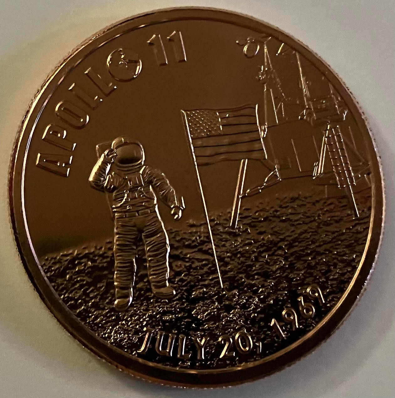 1 oz. Copper Apollo 11