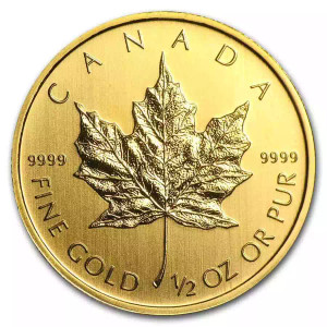 1/2 oz. Gold Maple Leaf (1979-present) 1/2 oz. Gold Maple Leaf (1979-present)