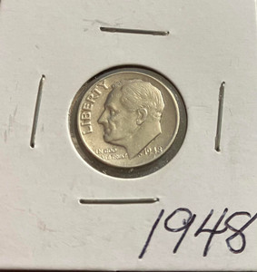 1948 Roosevelt Dime