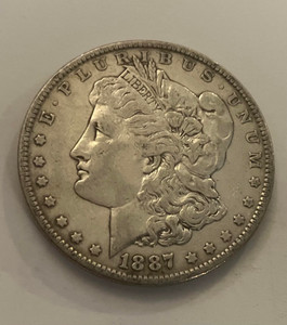 1887 Morgan Silver Dollar