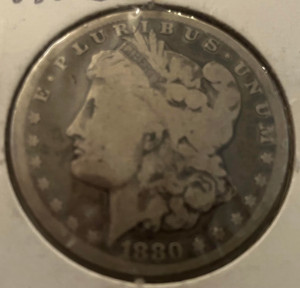 1880-S Morgan Silver Dollar