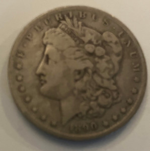 1890 Morgan Silver Dollar