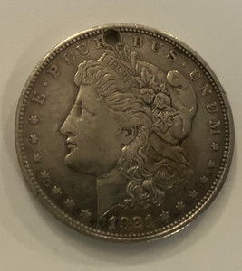 1921 Morgan Silver Dollar