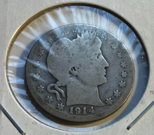 1914-P Barber Quarter