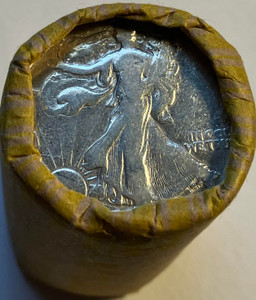 Roll of Walking Liberty Half Dollars (20 coins)