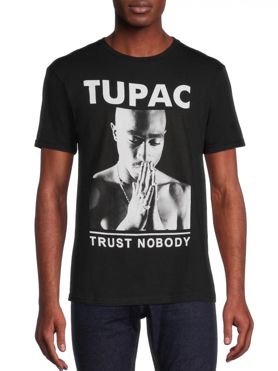 Tupac Praying Short Sleeve T-Shirt