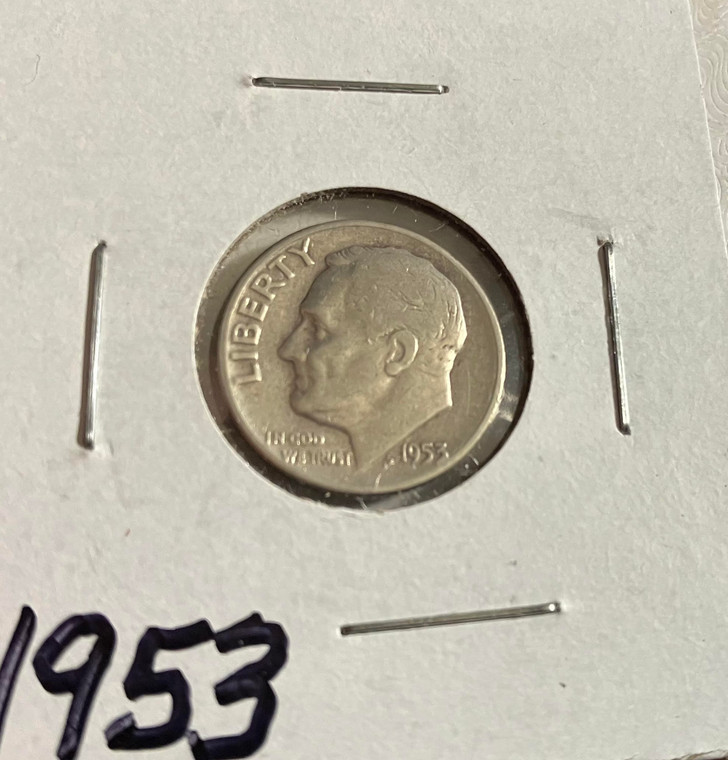 1953 Roosevelt Dime