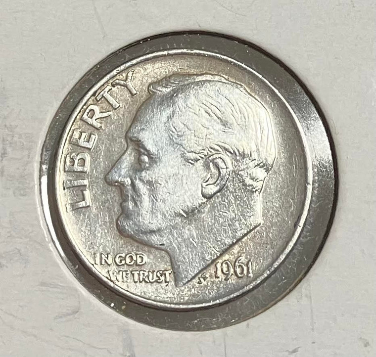 1961 Roosevelt Dime