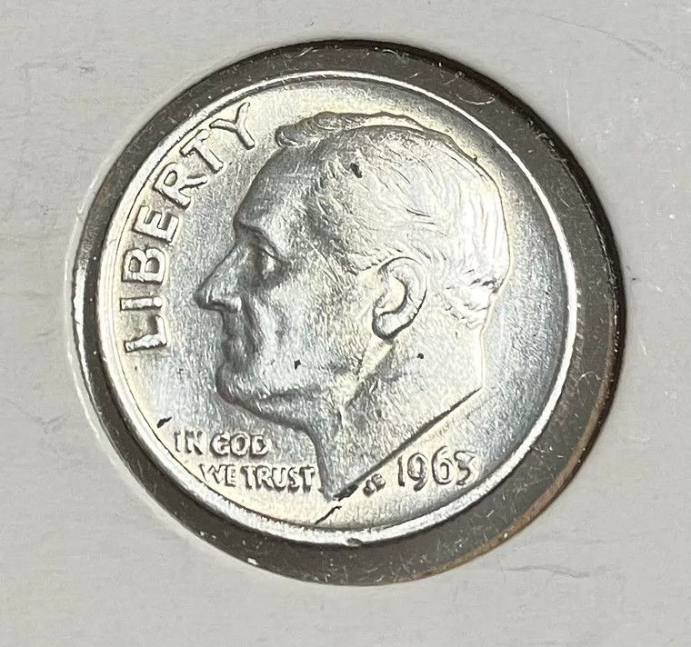 1963 Roosevelt Dime