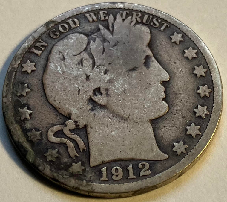 1912 Barber Half Dollar