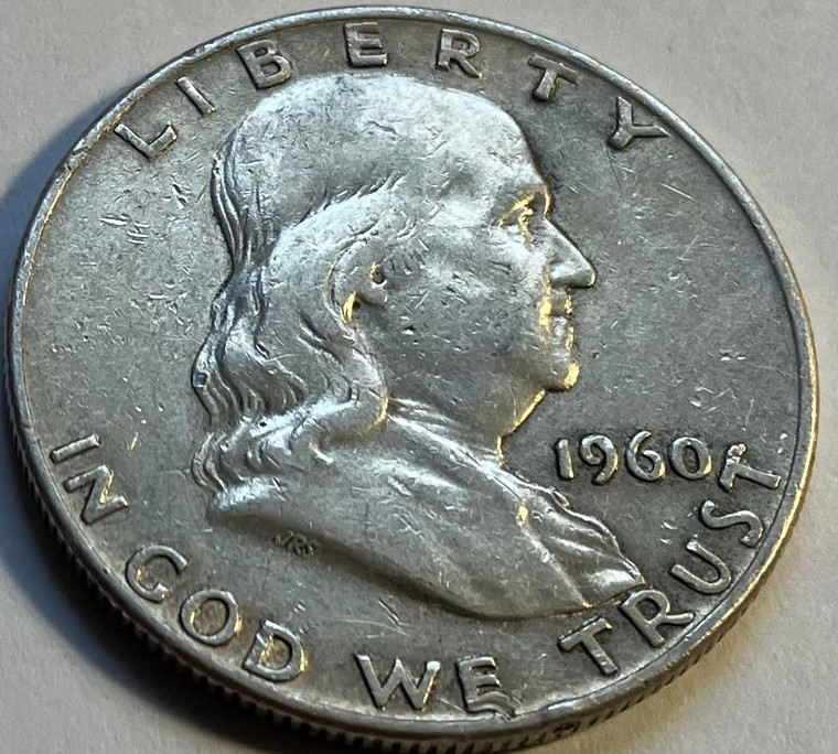 1960 Benjamin Franklin Half Dollar
