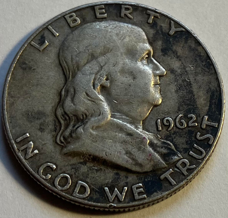 1962 Benjamin Franklin Half Dollar