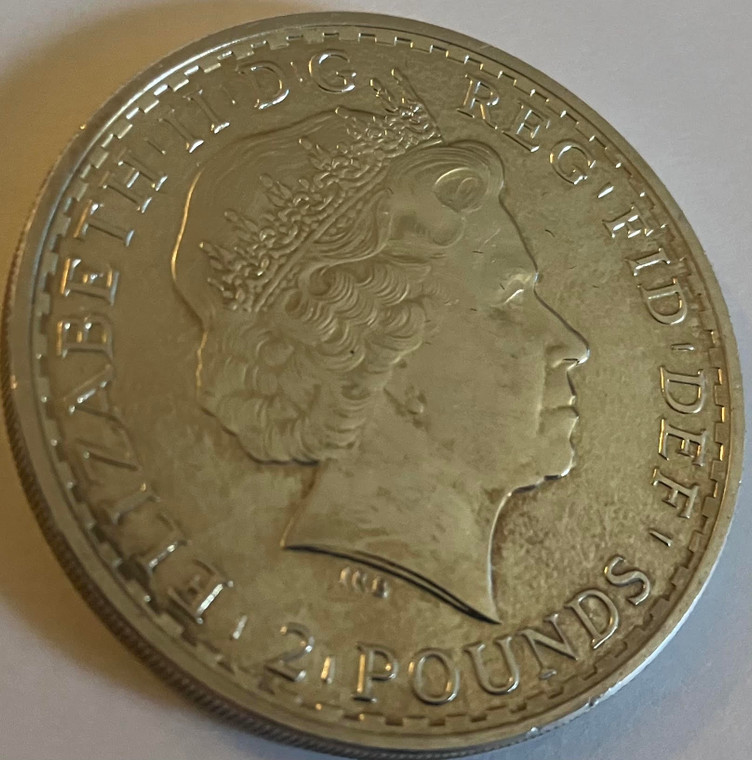 1 oz. Silver Britannia £2 Coin Queen Elizabeth II (2015)