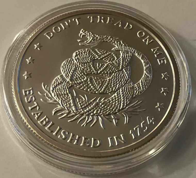 1 oz. Silver 'Don't Tread on Me'