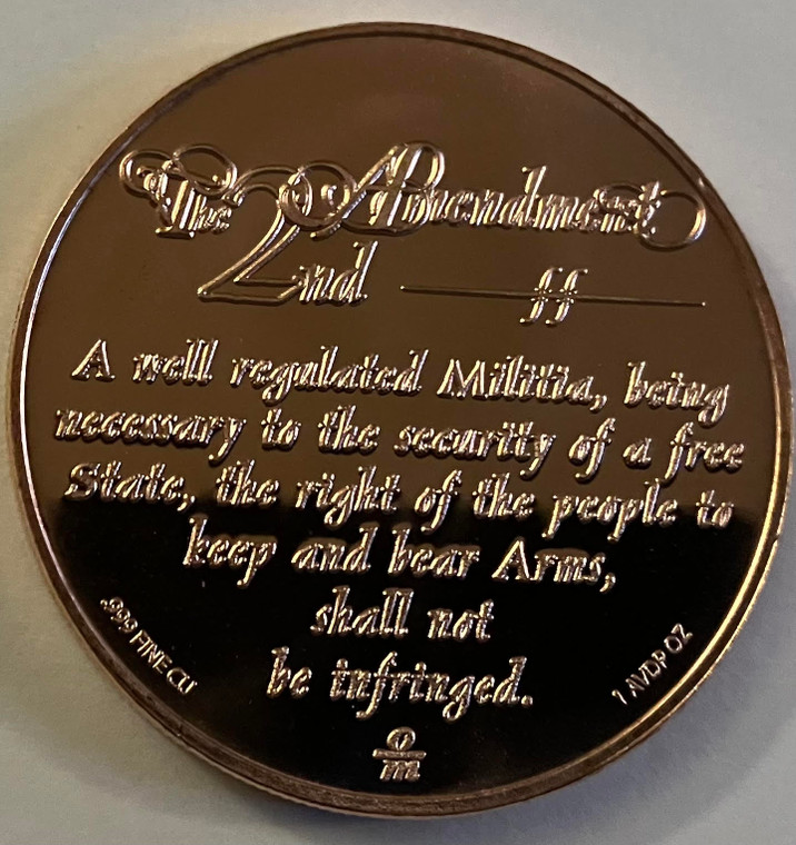 1 oz. Copper the Second Amendment