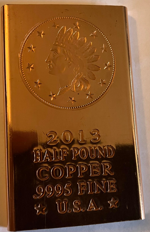 1/2 lb. Copper bar (2013)