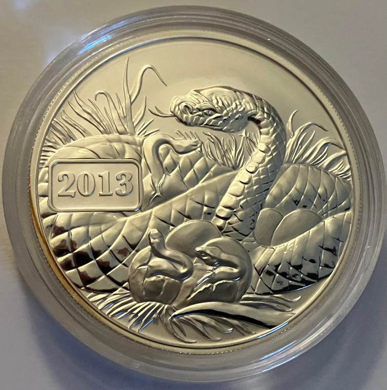 1 oz. Silver Year of the Snake Tokelau (2013)