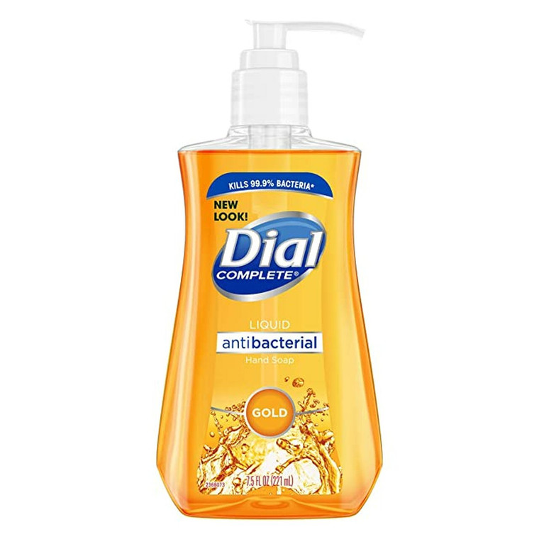 Dial Antibacterial Liquid Hand Soap with pump, 7.5oz.