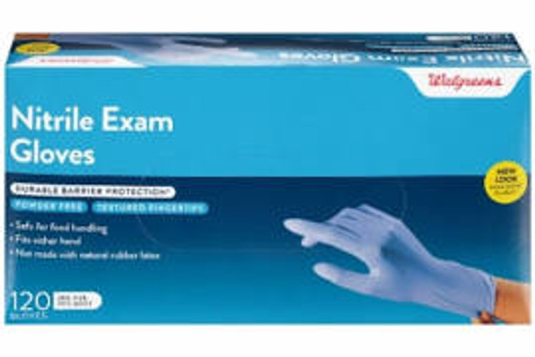 Walgreens Nitrile Medical Exam Gloves 120ct.