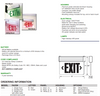 Surface Mount Edgelit Exit