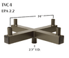 Application

The TV Series of Square Straight Bull Horns were designed to mount directly onto a 2-3/8” OD tenon to allow the mounting of multiple fixtures.

Construction

The heavy duty bull horn is constructed of steel tubing. Each vertical tenon provided is 4” tall with a 2-3/8” outside diameter. Welding follows industry standards best practices. Stainless steel hardware provided.

Finish

A Super Durable Polyester powder coat finish is electrostatically applied in our state of the art paint facility. Standard colors available: Black, Bronze, US Green, White. Custom colors available upon request.