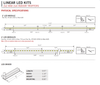 Keystone Technologies 2x2 and 2x4 Troffer Linear LED Retrofit Kits